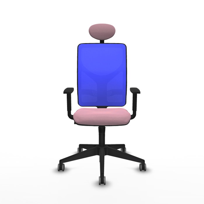 PIQUERAS Y CRESPO Silla de oficina Motilla Rosa y Azul PIQUERAS Y CRESPO Silla de oficina Motilla Rosa y Azul