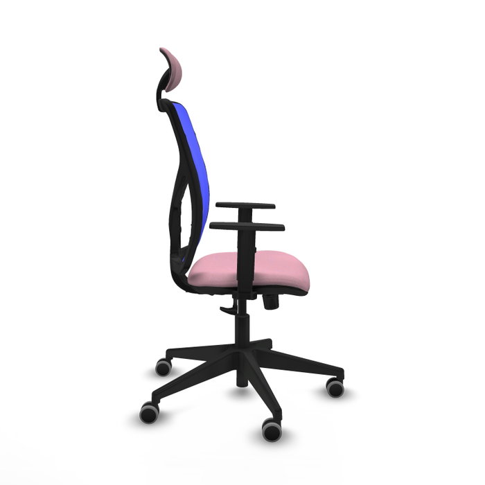 PIQUERAS Y CRESPO Silla de oficina Motilla Rosa y Azul PIQUERAS Y CRESPO Silla de oficina Motilla Rosa y Azul