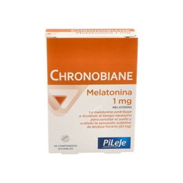 PILEJE Chronobiane Melatonina 30 Comp. Ayuda a conciliar el sueño y atenúa desfase horario