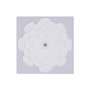 DKD Home Decor Cuadro Lienzo Flor 3D Blanco 120x120 cm