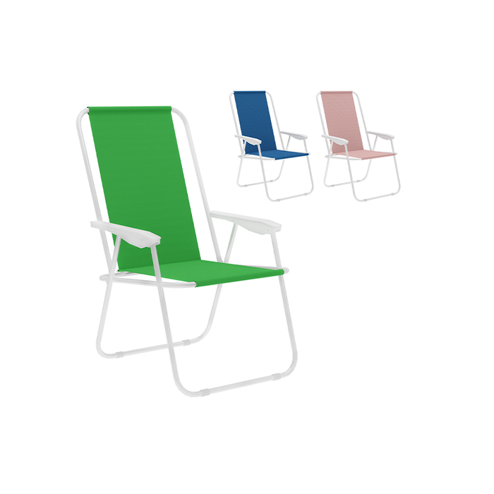 Marbueno Silla Plegable Acero Surtida Playa y Piscina 59X51X83 cm 10170 Marbueno Silla Plegable Acero Surtida Playa y Piscina 59X51X83 cm 10170