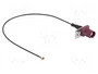 DeLOCK Cable de antena FAKRA D a MHF1 1,13 - 0,2 m