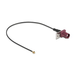 DeLOCK Cable de Antena Coaxial FAKRA D a MHF1 1,13 - 20 cm