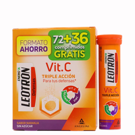 Leotron Vitamina C 72 + 36 Comprimidos