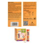 LEOTRON Vitamina C Triple Acción Comprimidos Efervescentes Naranja - 72 + 36 de Regalo - 108 Unidades Total