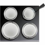 Arthur Martin Batería de cocina de acero inoxidable con 10 piezas y mango extraíble