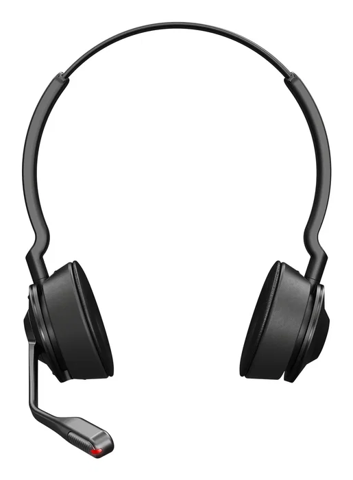 Jabra Engage 55 SE Auriculares Diadema Inalámbricos DECT para Oficina/Call Center - Negro - Hasta 13h Batería, Cancelación de Ruido, Seguridad DECT, 150m Alcance