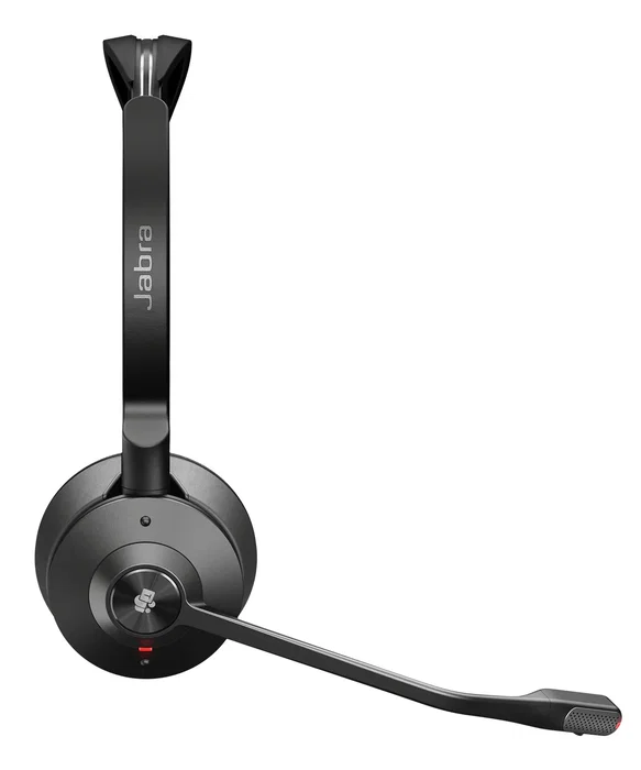 Jabra Engage 55 SE Auriculares Diadema Inalámbricos DECT para Oficina/Call Center - Negro - Hasta 13h Batería, Cancelación de Ruido, Seguridad DECT, 150m Alcance