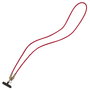 Be Mix Correa y Cable de Carga 2 en 1 USB Tipo C, 120 cm, Colores Surtidos (Rojo, Negro)