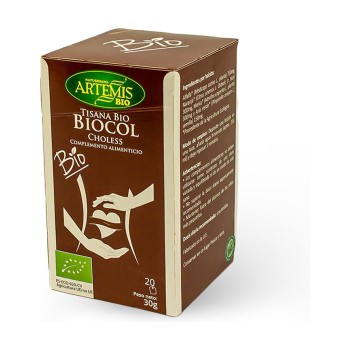 ARTEMIS BIO Tisana Biocol-T Colesterol Eco 20 Bolsitas Infusoras ARTEMIS BIO Tisana Biocol-T Colesterol Eco 20 Bolsitas Infusoras