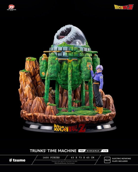 Tsume Dragon Ball Z Figura 1/6 HQS Dioramax Trunks' Time Machine