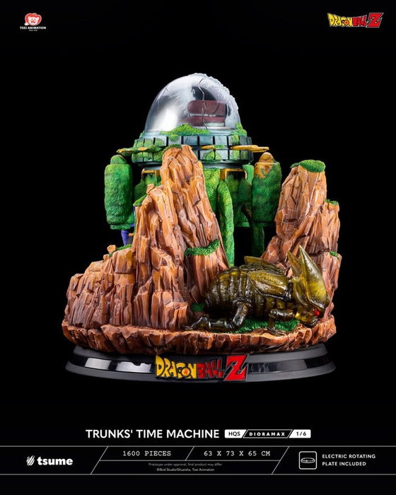 Tsume Dragon Ball Z Figura 1/6 HQS Dioramax Trunks' Time Machine
