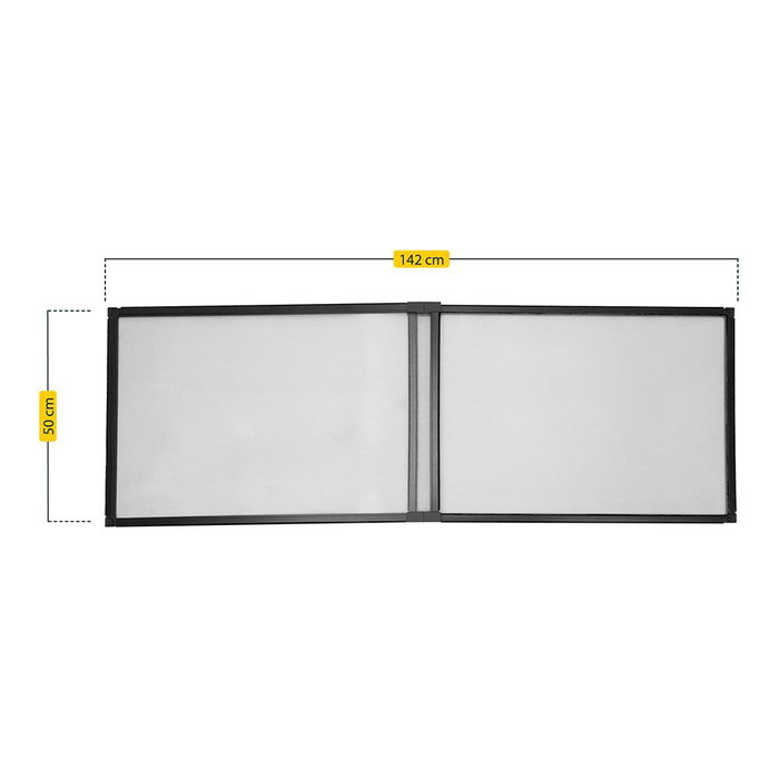 Schellenberg Mosquitera Marco Extensible 75-142x50 cm Malla Aluminio Antracita Schellenberg Mosquitera Marco Extensible 75-142x50 cm Malla Aluminio Antracita