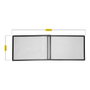Schellenberg Mosquitera Marco Extensible 75-142x50 cm Malla Aluminio Antracita