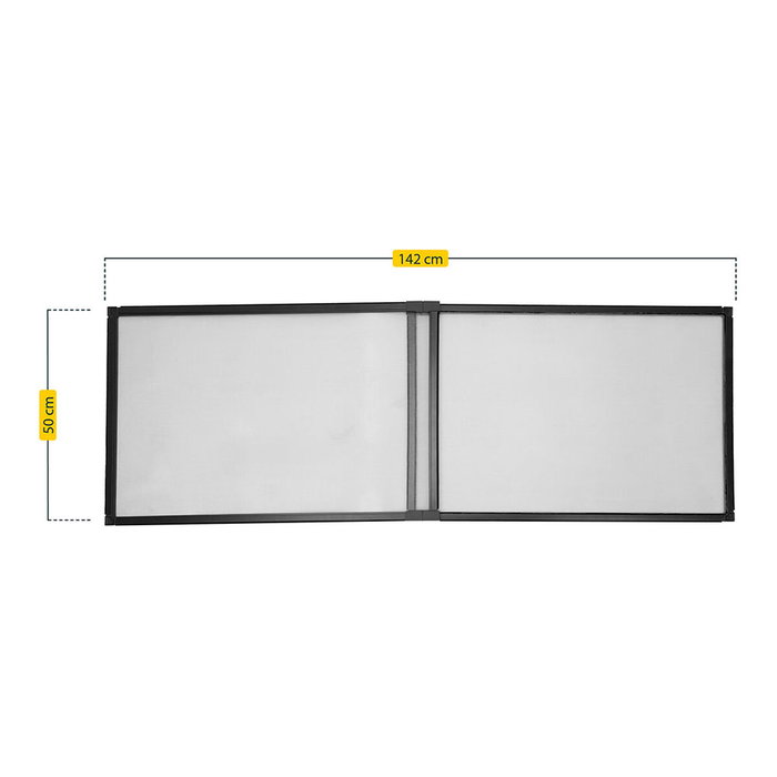 Schellenberg Mosquitera con marco extensible, malla aluminio, antracita, 75-142 x 50 cm Schellenberg Mosquitera con marco extensible, malla aluminio, antracita, 75-142 x 50 cm