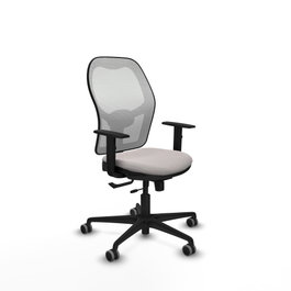 PIQUERAS Y CRESPO Silla de oficina Jorquera con mecanismo Sincro/Traslack en Blanco