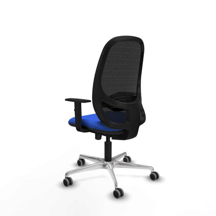 PIQUERAS Y CRESPO Silla de oficina Cilanco con mecanismo Sincro/Traslack, Azul y Negro PIQUERAS Y CRESPO Silla de oficina Cilanco con mecanismo Sincro/Traslack, Azul y Negro