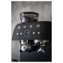 Smeg EGF03BLMEU Máquina Espresso Manual con Molinillo, 2.4L, Negro