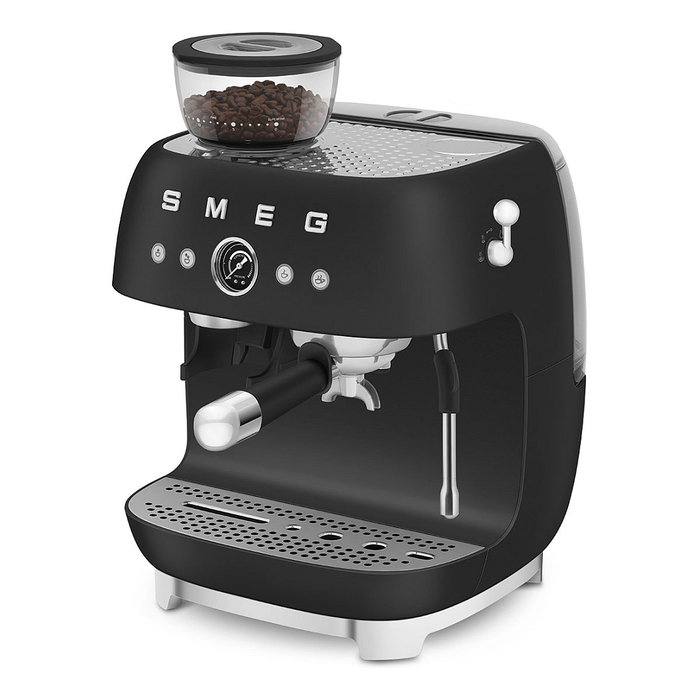 Smeg EGF03BLMEU Máquina Espresso Manual con Molinillo, 2.4L, Negro Smeg EGF03BLMEU Máquina Espresso Manual con Molinillo, 2.4L, Negro