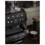 Smeg EGF03BLMEU Máquina Espresso Manual con Molinillo, 2.4L, Negro