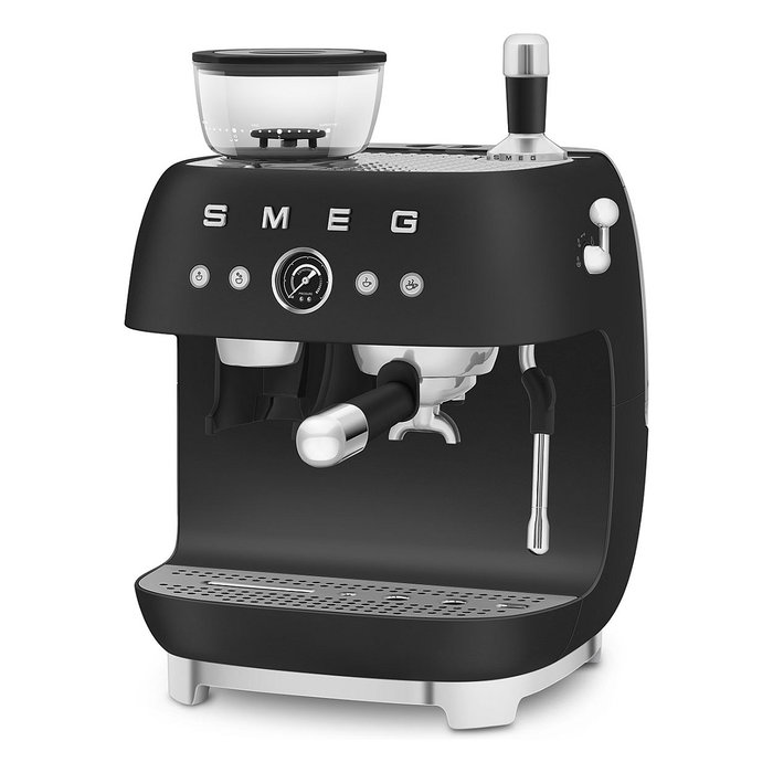 Smeg EGF03BLMEU Máquina Espresso Manual con Molinillo, 2.4L, Negro Smeg EGF03BLMEU Máquina Espresso Manual con Molinillo, 2.4L, Negro