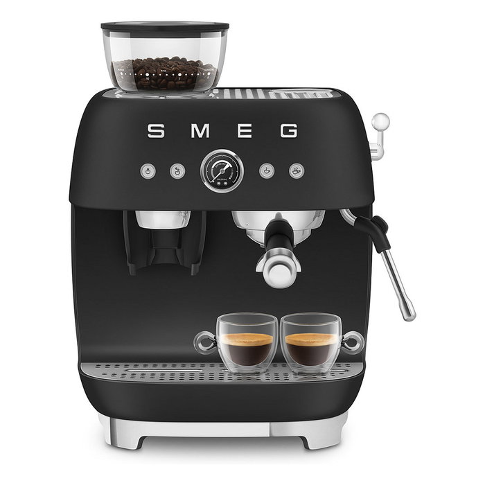 Smeg EGF03BLMEU Máquina Espresso Manual con Molinillo, 2.4L, Negro Smeg EGF03BLMEU Máquina Espresso Manual con Molinillo, 2.4L, Negro