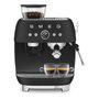 Smeg EGF03BLMEU Máquina Espresso Manual con Molinillo, 2.4L, Negro