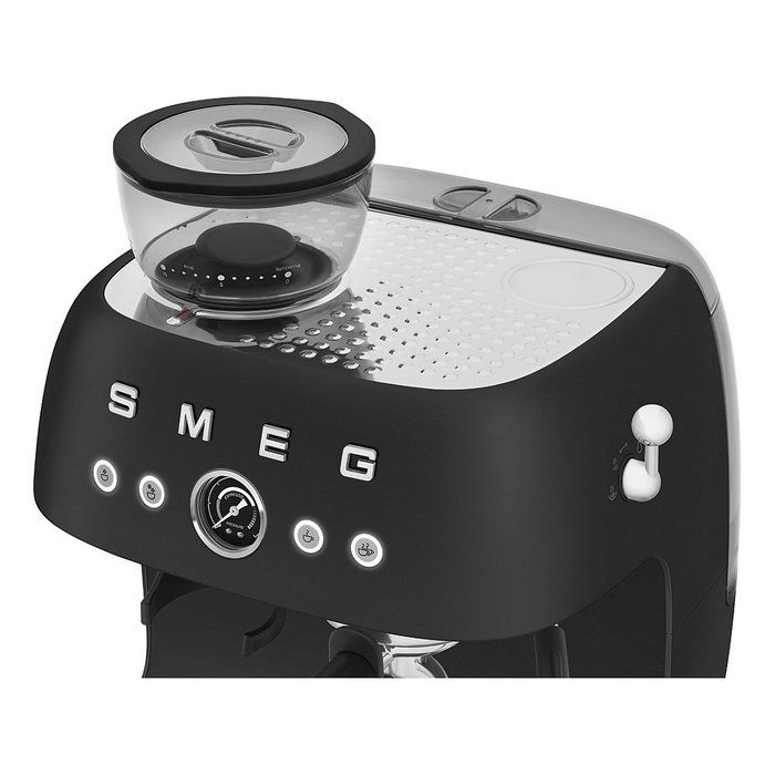 Smeg EGF03BLMEU Máquina Espresso Manual con Molinillo, 2.4L, Negro Smeg EGF03BLMEU Máquina Espresso Manual con Molinillo, 2.4L, Negro