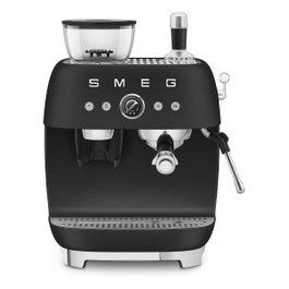 Smeg EGF03BLMEU Máquina Espresso Manual con Molinillo, 2.4L, Negro