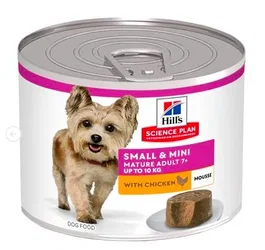 Hill's Science Plan Mousse Pollo para Perros Mayores Razas Pequeñas y Mini 12x200g