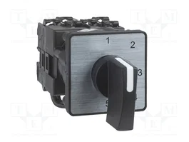 SCHNEIDER ELECTRIC Interruptor de Leva 12A 5 Posiciones Negro