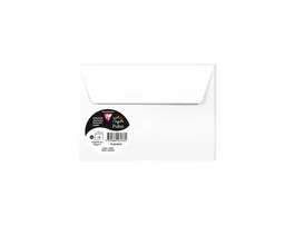 Clairefontaine Sobre Pollen Blanco C6 Pack de 5 unidades