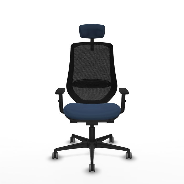 PIQUERAS Y CRESPO Silla de oficina Mardos con mecanismo Sincro/Traslack Azul marino y Negro PIQUERAS Y CRESPO Silla de oficina Mardos con mecanismo Sincro/Traslack Azul marino y Negro