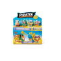 Magic Box Piratix Golden Treasure Captain Pack Figura, Incluye 4 Piratix y Accesorios