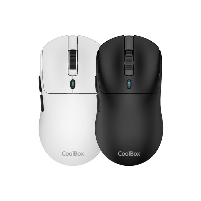 Coolbox Ratón Gaming W03 10.000 DPI Inalámbrico Negro