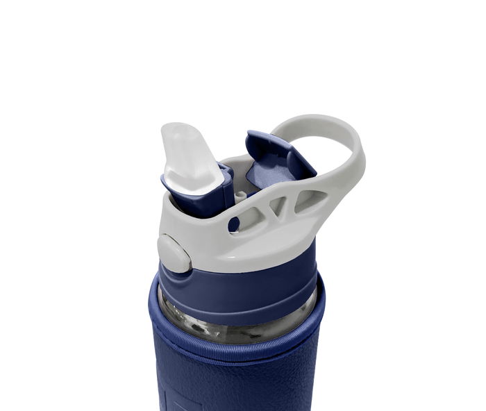 Bewinner Botella Sport H2O 500ml, Botella de Agua Deportiva Reutilizable, 500 ml, 7 x 7 x 22.5 cm (12 Unidades)