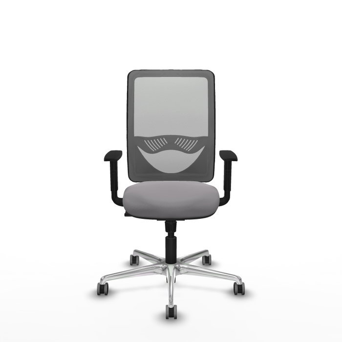 PIQUERAS Y CRESPO Silla de oficina Zulema Gris con mecanismo Sincro