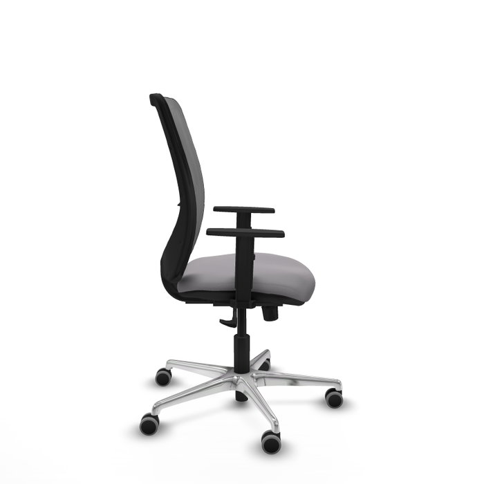 PIQUERAS Y CRESPO Silla de oficina Zulema Gris con mecanismo Sincro