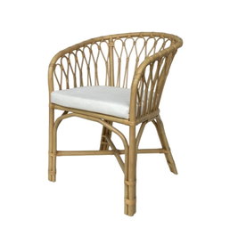 DKD Home Decor Silla de Bambú y Ratán Natural