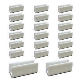 Govee H10D1000 Soporte para Neon Rope Light 2, Clips de Montaje, Blanco, Plástico, 20 Piezas