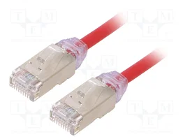 PANDUIT Patch cord Cat 6a F/UTP 3m rojo