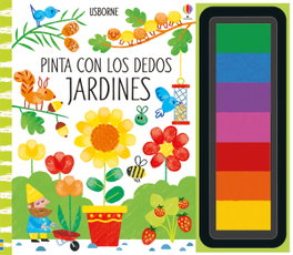 USBORNE Jardines, Fiona Watt - Pinta con los dedos