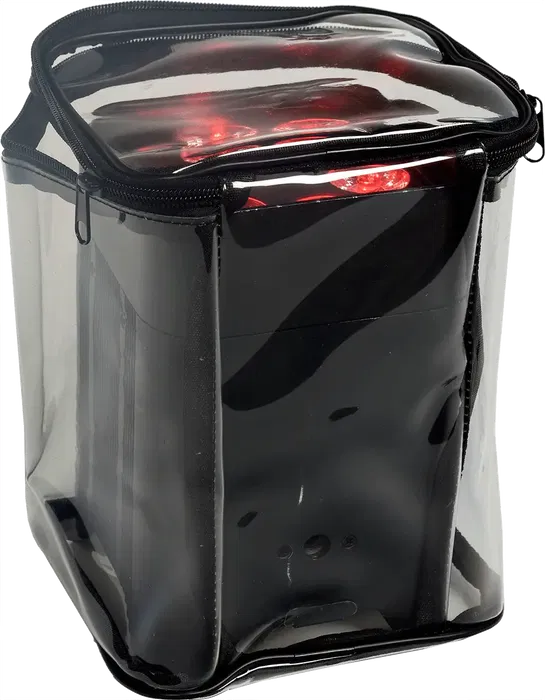 ALGAMLIGHT Funda Impermeable Transparente para Par Led Event Par, Event Par Mini (130x130x210mm)
