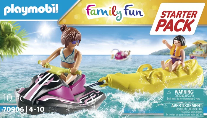 Playmobil 70906 Starter Pack Moto de Agua con Bote Banana Playmobil 70906 Starter Pack Moto de Agua con Bote Banana