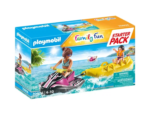 Playmobil 70906 Starter Pack Moto de Agua con Bote Banana Playmobil 70906 Starter Pack Moto de Agua con Bote Banana