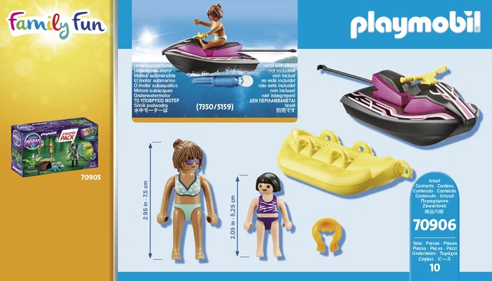 Playmobil 70906 Starter Pack Moto de Agua con Bote Banana Playmobil 70906 Starter Pack Moto de Agua con Bote Banana
