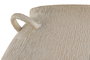 DKD Home Decor Minqian 2025a Jarrón Escandinavo 2 Unidades, Beige Rugoso con Asas, Metal, 29 x 46 x 29 cm