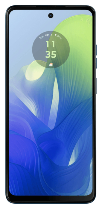 Motorola Moto G04s Smartphone 4G, Pantalla 6.56" HD+ 90Hz, 8GB RAM + 128GB, Cámara 50MP, Procesador Octa-Core, Batería 5000 mAh, Android 14, Color Azul Satinado