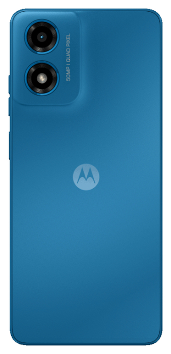 Motorola Moto G04s Smartphone 4G, Pantalla 6.56" HD+ 90Hz, 8GB RAM + 128GB, Cámara 50MP, Procesador Octa-Core, Batería 5000 mAh, Android 14, Color Azul Satinado