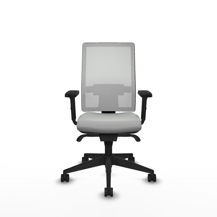 PIQUERAS Y CRESPO Silla de oficina Horna Gris claro y Blanco PIQUERAS Y CRESPO Silla de oficina Horna Gris claro y Blanco